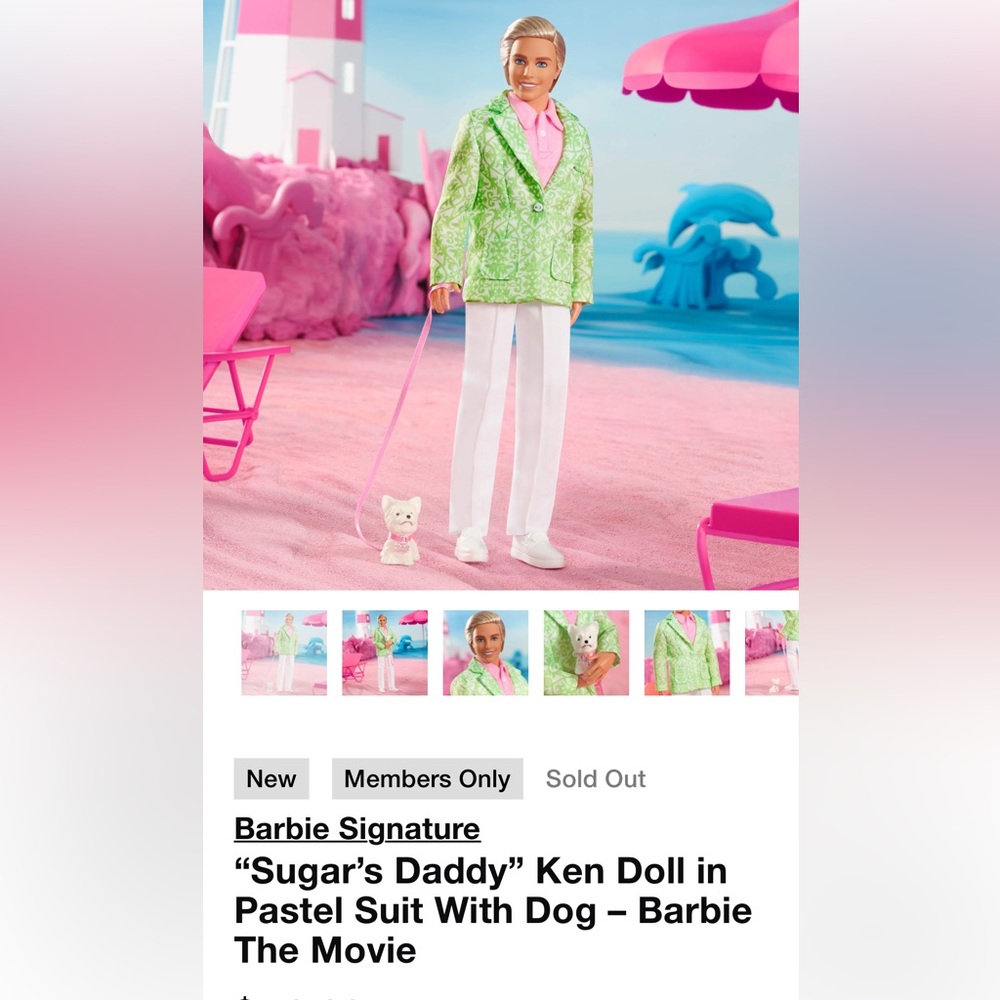 Barbie The Movie Doll with Green Jacket and Pink Shirt - Picture 4 of 10